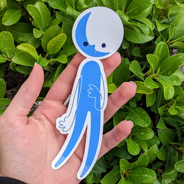 Minimalistic Space People Stickers