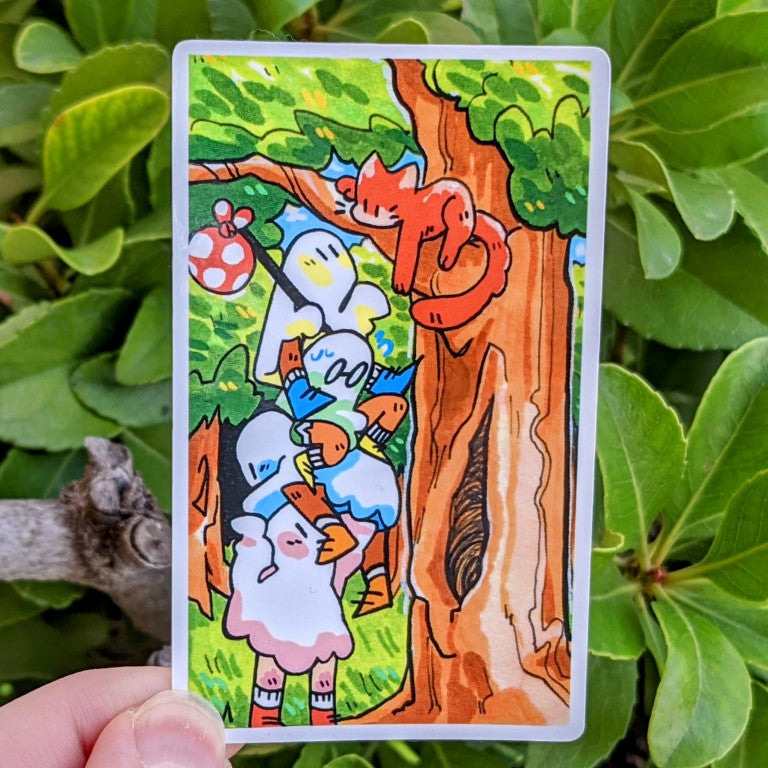 Tiny Ghost Art V2 Sticker Set!