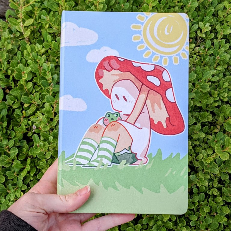 Red Mushroom Ghost Sketchbook
