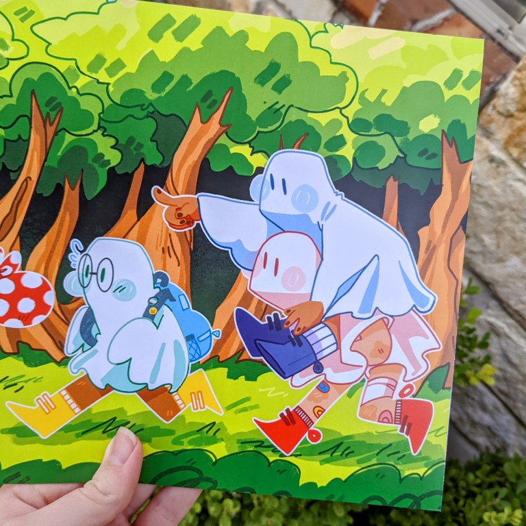 Runaway Ghosts 8.5x11 Print