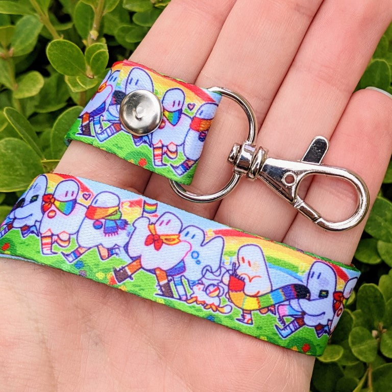 Ghost Pride Parade Lanyard