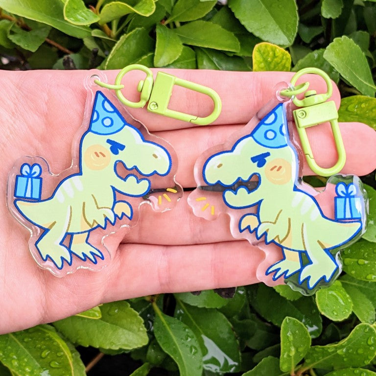 Party Dino Keychains!