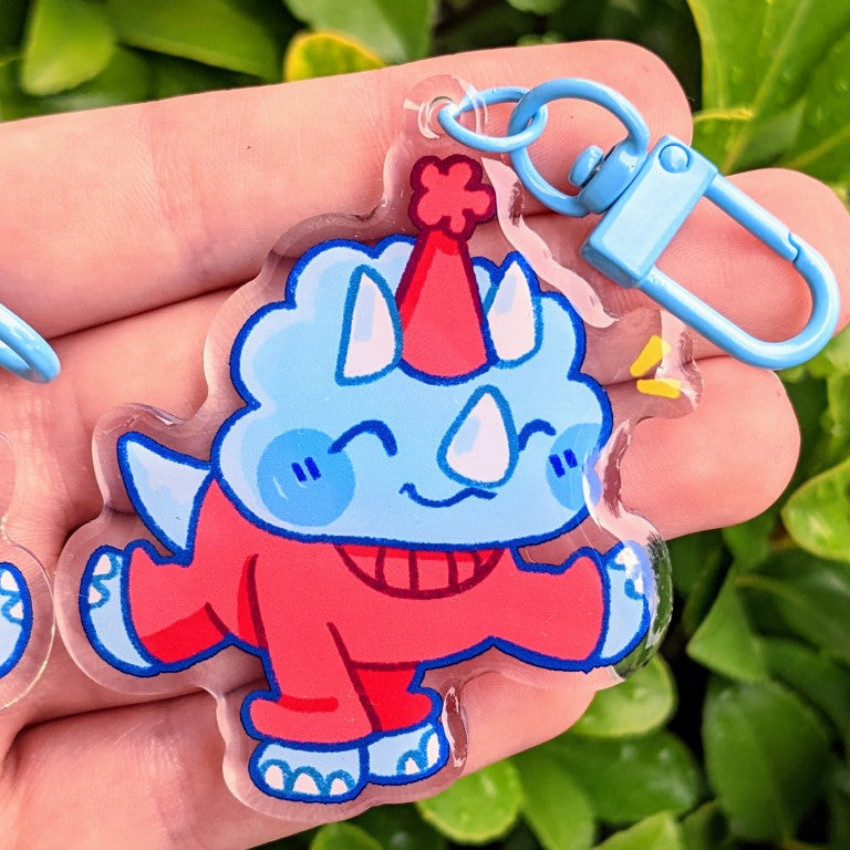 Party Dino Keychains!
