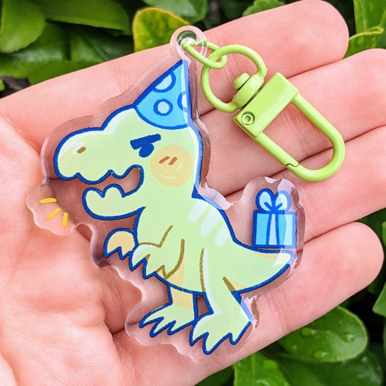 Party Dino Keychains!