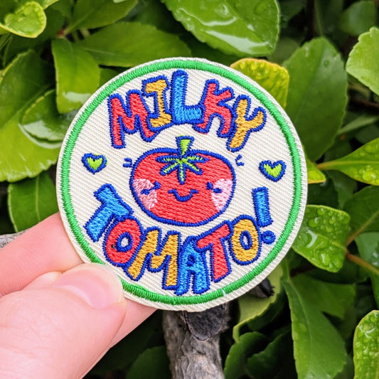 Milky Tomato Logo Embroidered Patch