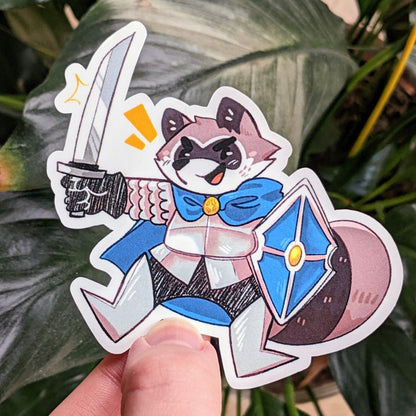 D&D Raccoon Stickers!