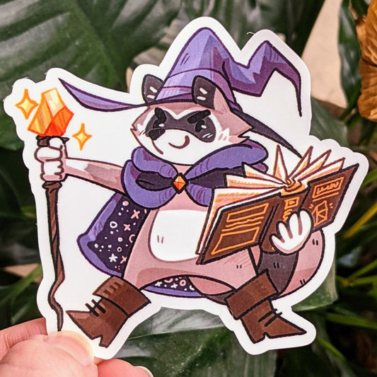 D&D Raccoon Stickers!