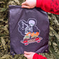 Skeleton Ghost Skater Drawstring Bag
