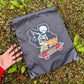 Skeleton Ghost Skater Drawstring Bag