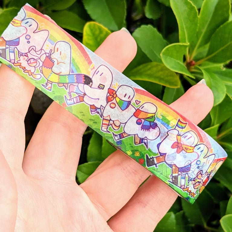 Pride Parade Ghosts Washi Tape