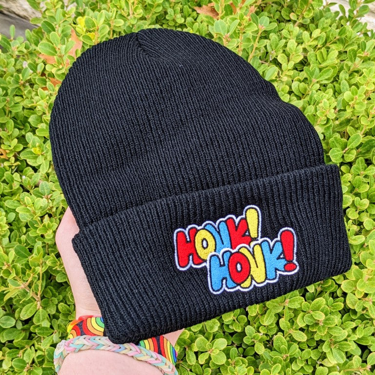 Honk Honk Beanie: Black Vers