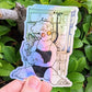 Cyber Punk Girl Holographic Sticker