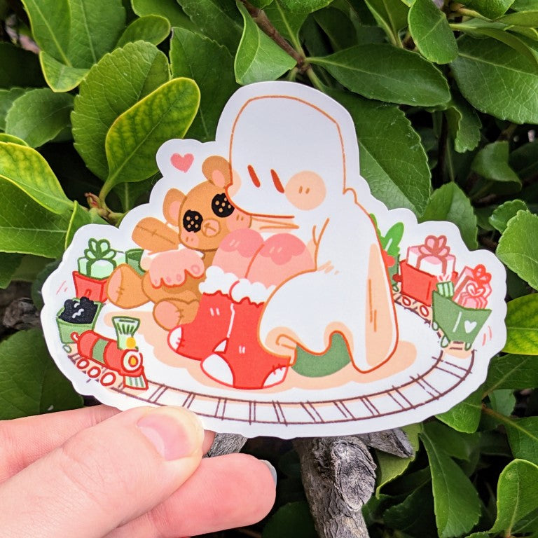 Christmas Ghostie Stickers!