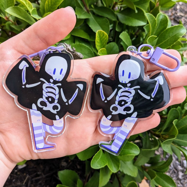 Cute Skeleton Ghosts Keychains!