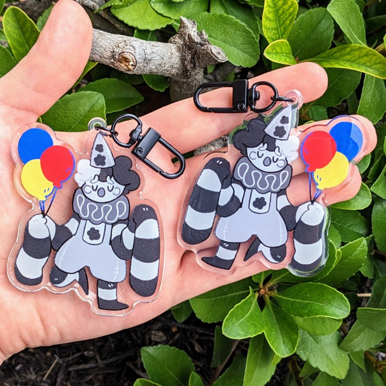 Sad Clown Trio V2 Keychains