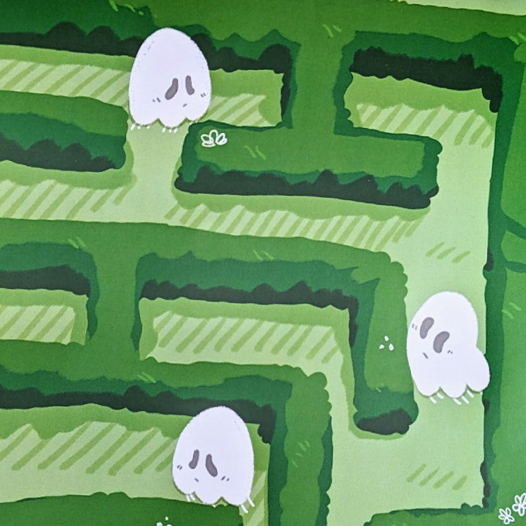 Soul Maze Ghosts 8.5x11 Print