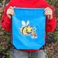 Arson Bee Drawstring Bag