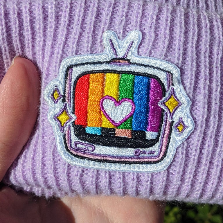 Rainbow TV Beanie