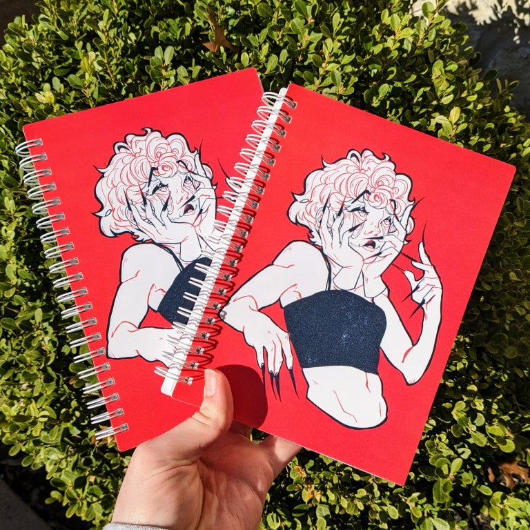 Droopy Eye Girl Medium Sticker Book