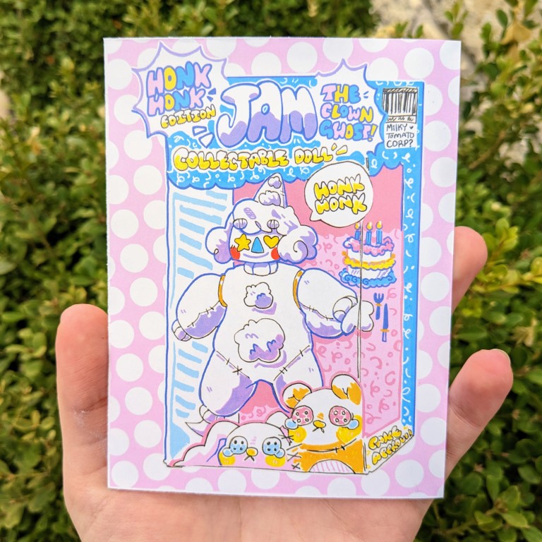 Clown Doll Toy Box Mini Print: OC Jam