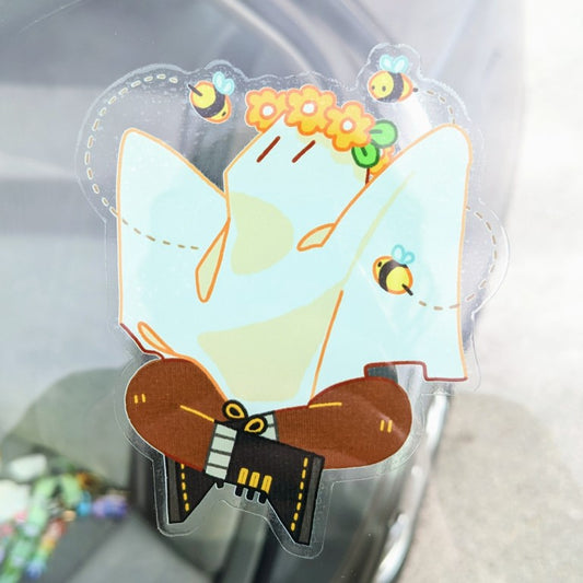 Bee Ghost Window Sticker