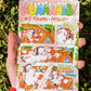 Runaway Ghosts Comic Sticker Sheet Complete Collection!