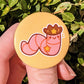 Cowboy Worm Buttons 1.5"