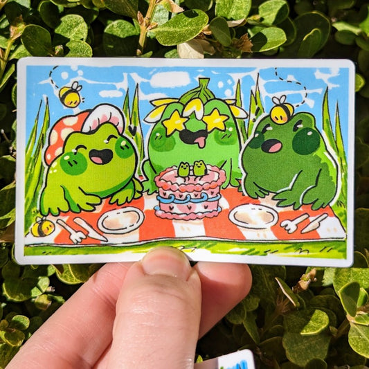 Tiny Frog Art Stickers