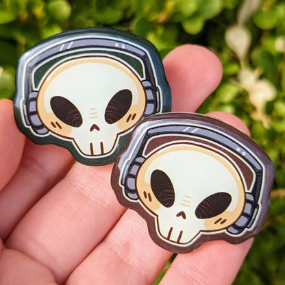 Cade Skull Acrylic Pins 1.5"