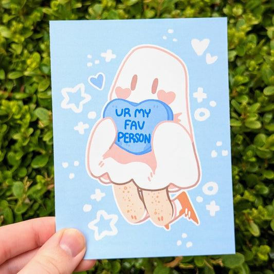 Candy Heart Ghost Mini Prints!