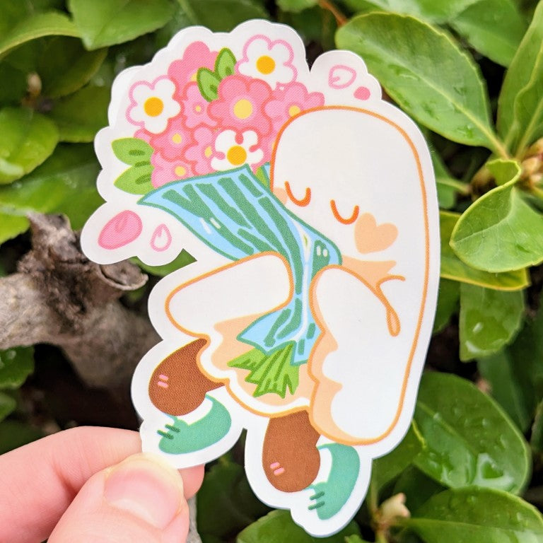 Valentine Ghost Stickers