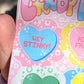 Candy Hearts Sticker Sheet