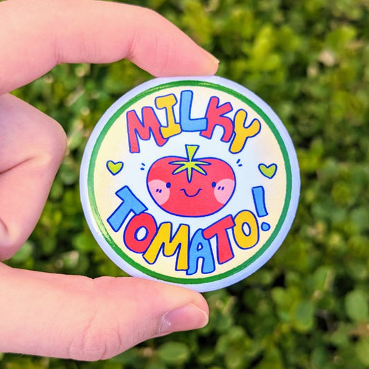 Milky Tomato Logo Buttons