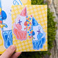 Split Gumball Clown Duo Mini Print