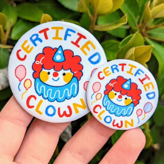 Certified Clown Buttons