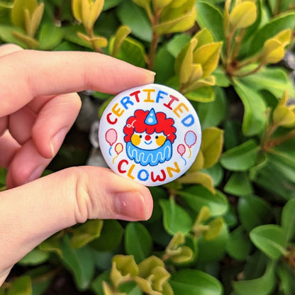 Certified Clown Buttons