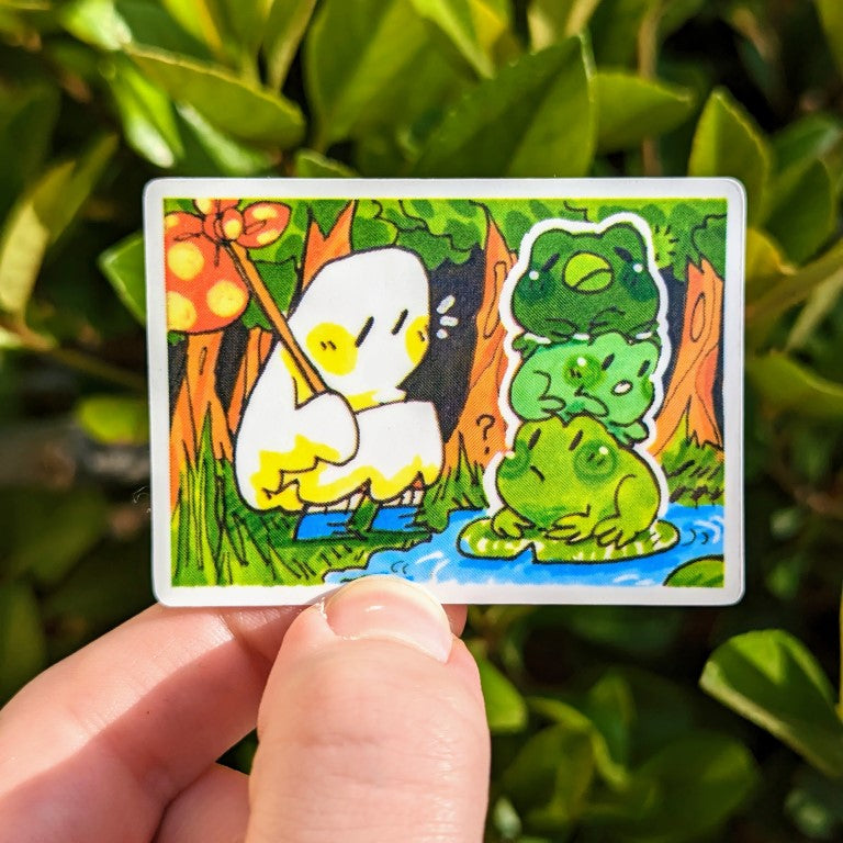 Tiny Frog Art Stickers V2