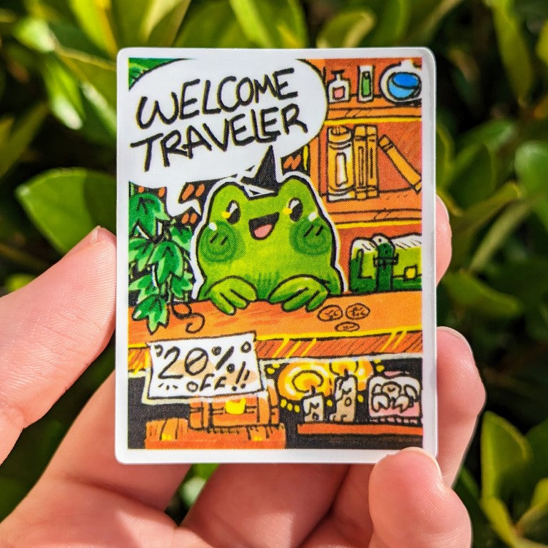 Tiny Frog Art Stickers V2