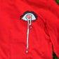 Long-Sleeved Red Droopy Eye Girl T-Shirt - BACK IMAGE