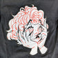 Long-Sleeved Black Droopy Eye Girl T-Shirt - BACK IMAGE