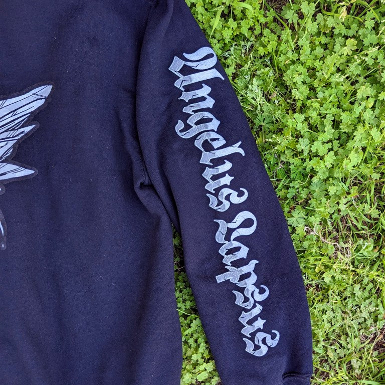 Black Fallen Angel Hoodie - BACK IMAGE