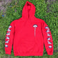 Red Droopy Eye Girl Hoodie