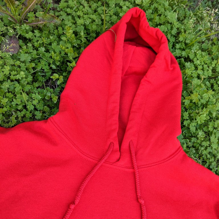 Red Droopy Eye Girl Hoodie