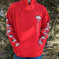 Red Droopy Eye Girl Hoodie