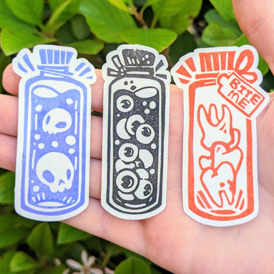 Bottle Stamp Stickers