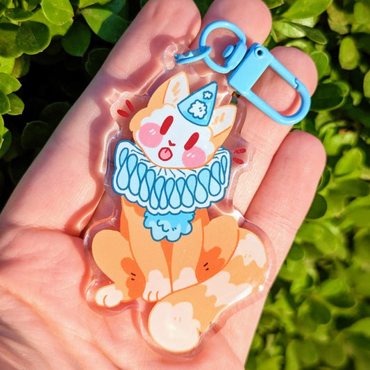 Cat Clown Keychain