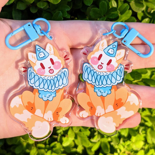 Cat Clown Keychain