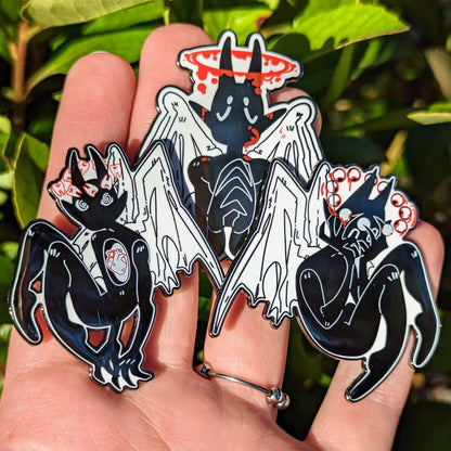 Gore Angel Enamel Pins