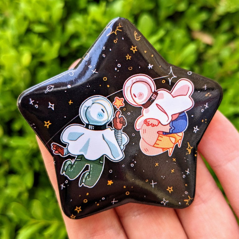 Space Ghost Duo Large Star Button