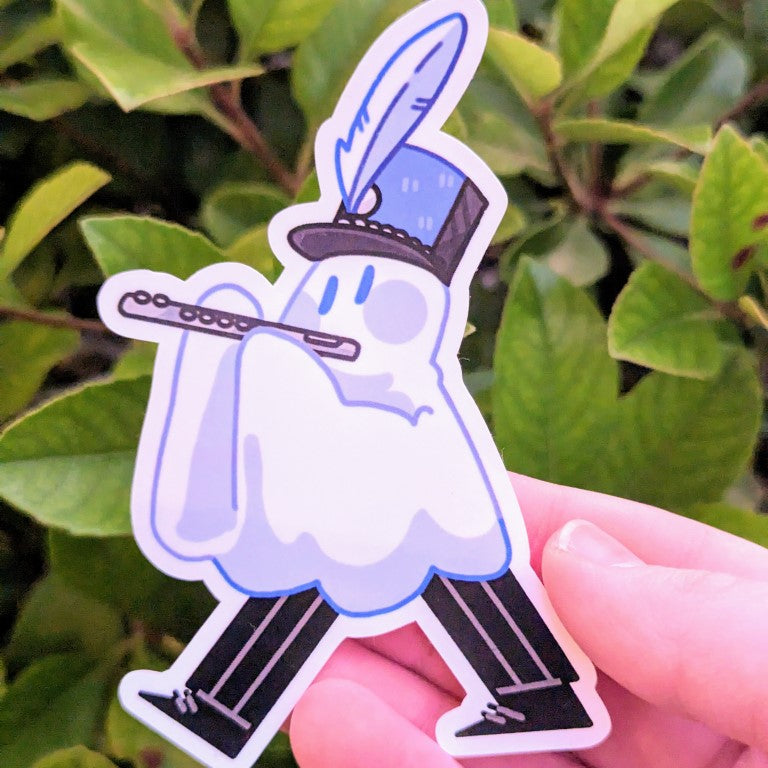Ghost Marching Band Stickers